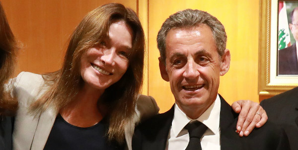 Carla Bruni et Nicolas Sarkozy, une tendre complicité au Liban (photo)