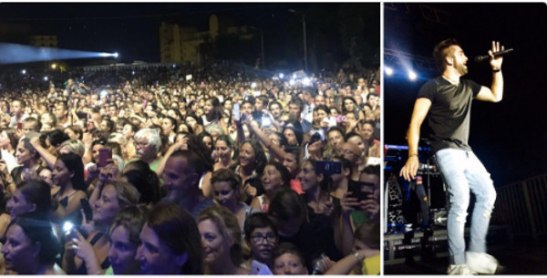 Le concert de Kendji Girac en Corse sous haute surveillance (photos)