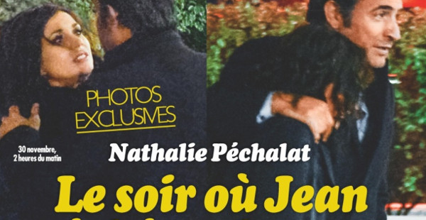 Jean Dujardin sèche les larmes de Nathalie Péchalat, brisée