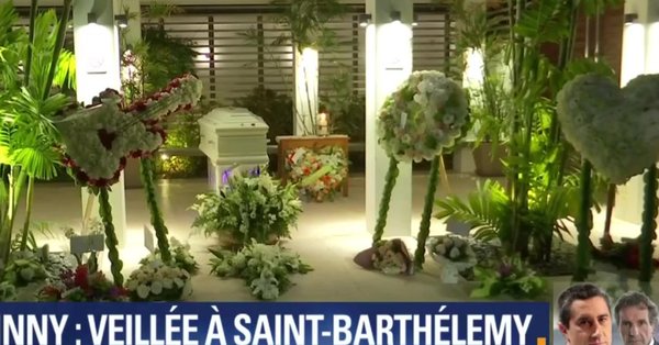 Johnny Hallyday, une veillée funéraire organisée à Saint-Barthélémy (photo)