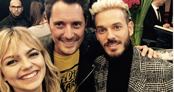 Matt Pokora et Louane Emera très complices au Grand Rex (photo)