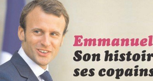 Emmanuel Macron, une pause massage au salon Leweb (photo)