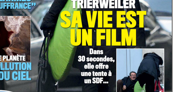 Valérie Trierweiler donne dans le caritatif et offre une tente à un SDF
