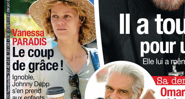 Vanessa Paradis- Johnny Depp s'en prend aux enfants selon France Dimanche