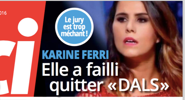 Karine Ferri a failli quitter Danse avec les stars. Le jury est trop méchant