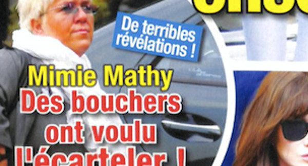Mimie Mathy « des bouchers ont voulu l'écarteler »