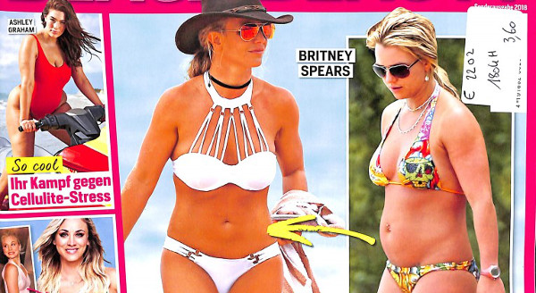 La silhouette de Britney Spears métamorphosée (photo)
