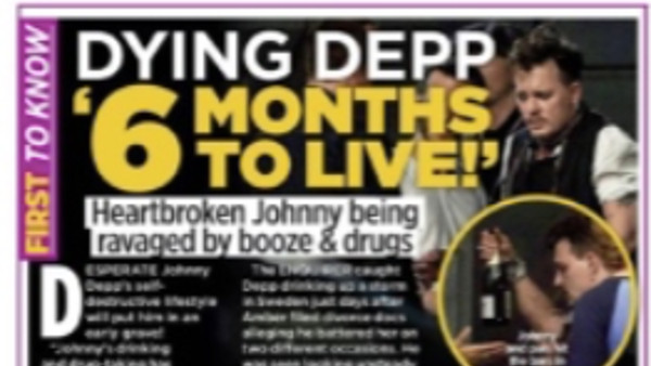 Johnny Depp, il ne lui resterait que six mois à vivre !