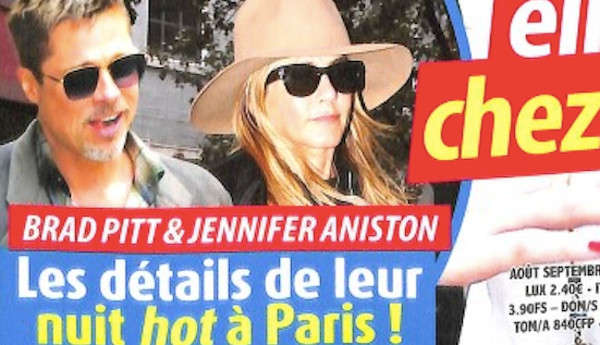 Brad Pitt et Jennifer Aniston, détails de leur nuit hot à Paris