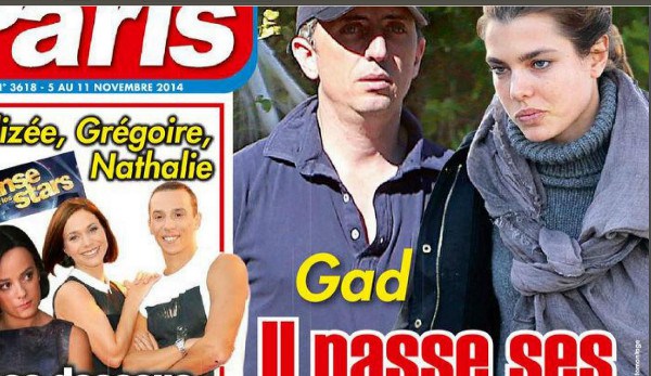 Gad Elmaleh et Charlotte Casiraghi, en pause détente au resto