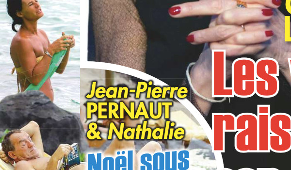 Jean-Pierre Pernaut et Nathalie Marquay, un Noël sous les cocotiers dans Ici Paris