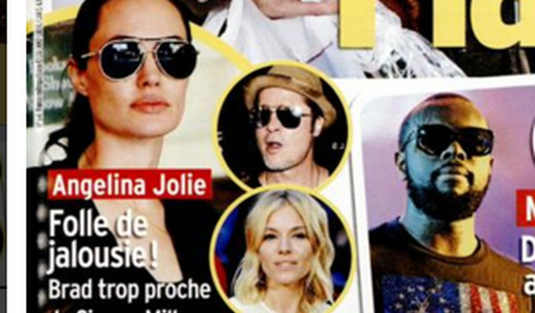 Angelina Jolie jalouse de Sienna Miller, très proche de Brad Pitt