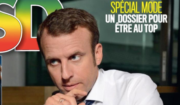 Emmanuel Macron « la rupture » dans VSD