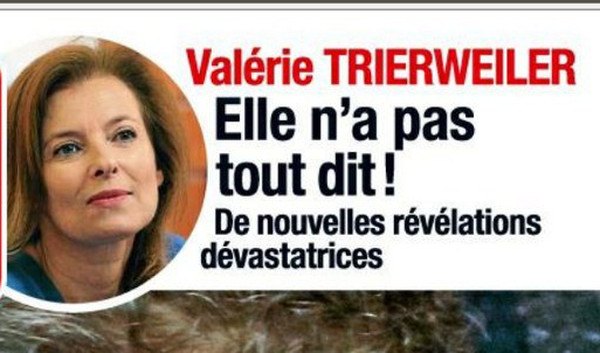 Valérie Trierweiler, un peu déprimée selon Le Parisien