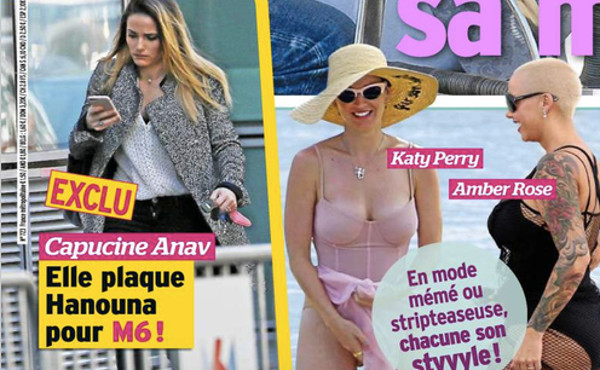 Capucine Anav plaque Cyril Hanouna pour M6