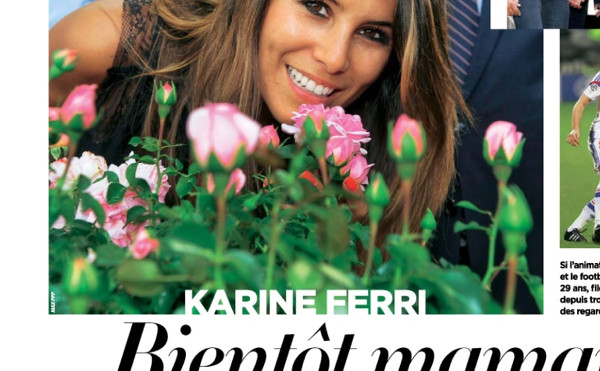 Enceinte, Karine Ferri limite ses sorties selon Gala