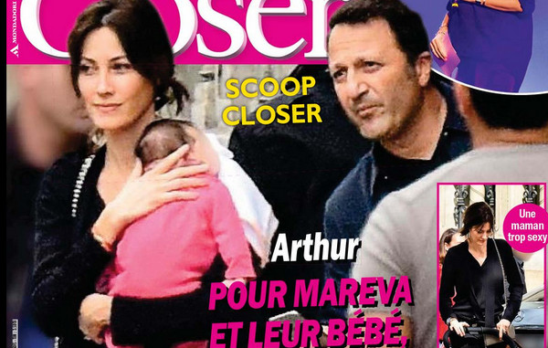 Arthur, Mareva Galanter et leur bébé : ils ne se quittent plus