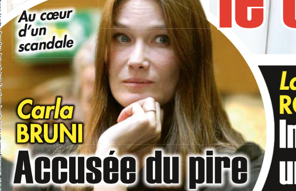 Au coeur d'un scandale, Carla Bruni-Sarkozy accusée du pire selon Ici Paris