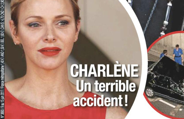 Charlène de Monaco victime d'un terrible accident selon France Dimanche