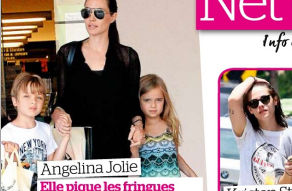 Angelina Jolie pique les fringues de ses enfants