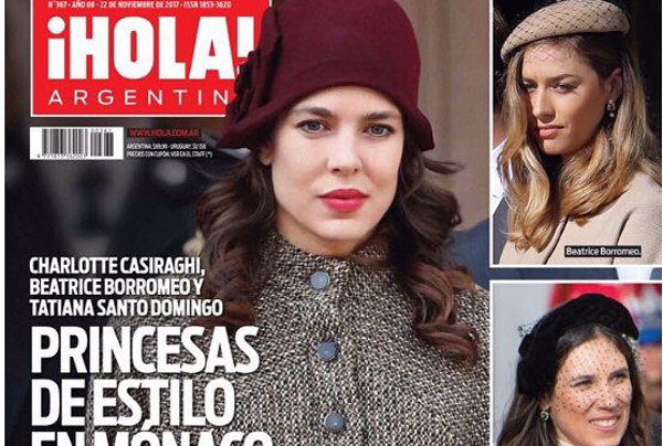 Charlotte Casiraghi à l'honneur en Une de Hola Argentina