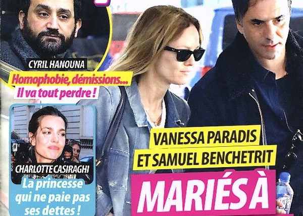 Vanessa Paradis et Samuel Benchetrit mariés en secret à Las Vegas selon Oops