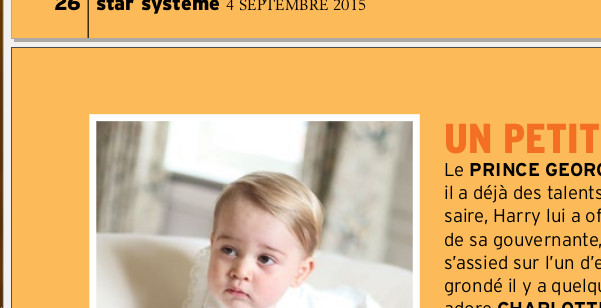 Le fils de Kate Middleton, George, un grand farceur