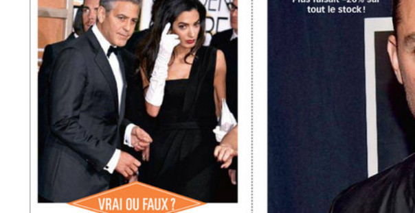 George Clooney et Amal Alamuddin, leur divorce, c'est du n'importe quoi selon Voici