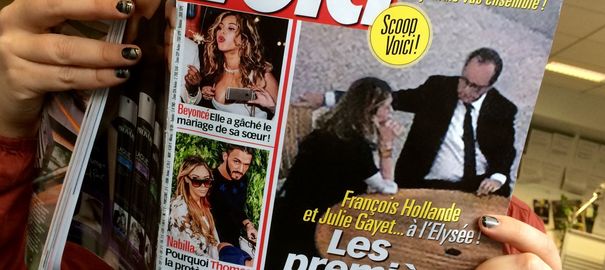 Julie Gayet et François Hollande, une apparition à l'Ile Saint Louis, à la vue de tout le monde