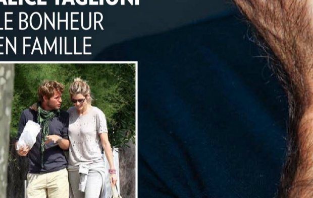 Laurent Delahousse et Alice Taglioni, fous de foot (photo)