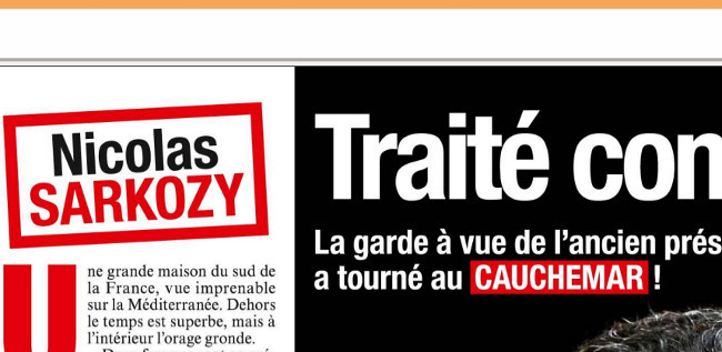 Nicolas Sarkozy traité comme un gangster par les juges (vidéo)