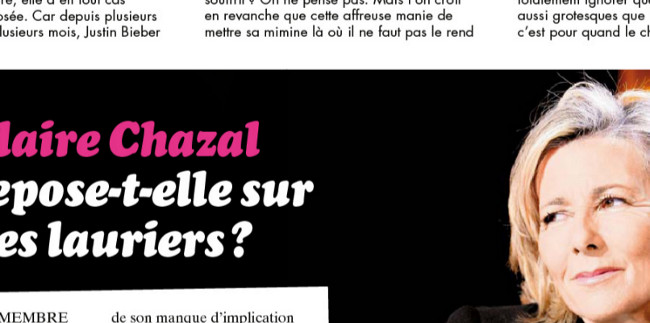 Claire Chazal réplique à Eric Zemmour