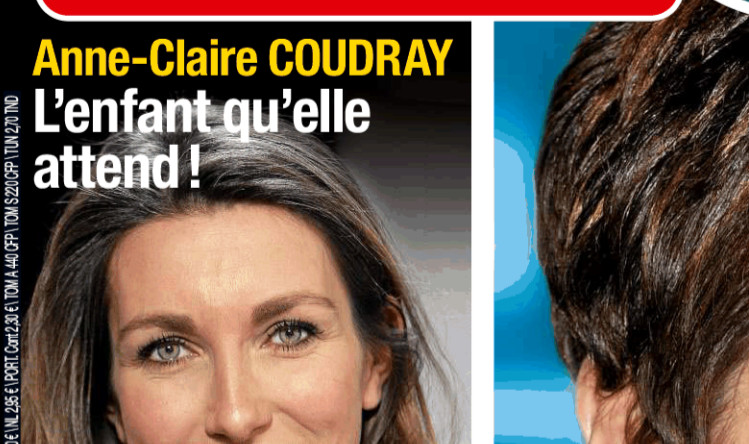 Anne-Claire Coudray enceinte de son premier enfant