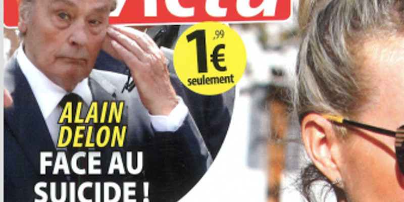 Alain Delon "face" au suicide - clin d'œil surprenant de son fils Anthony Delon