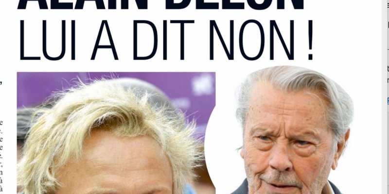 Alain Delon refuse la demande en mariage de Muriel Robin