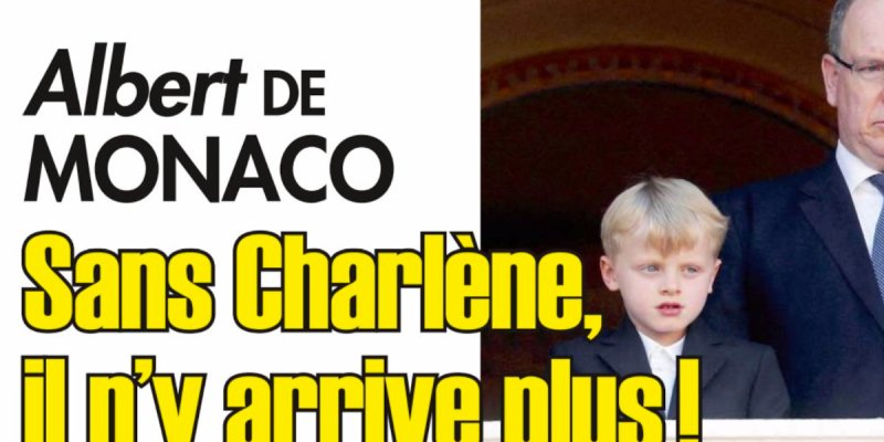 Albert de Monaco, sans Charlène, il n'y arrive plus, un vrai cri de désespoir