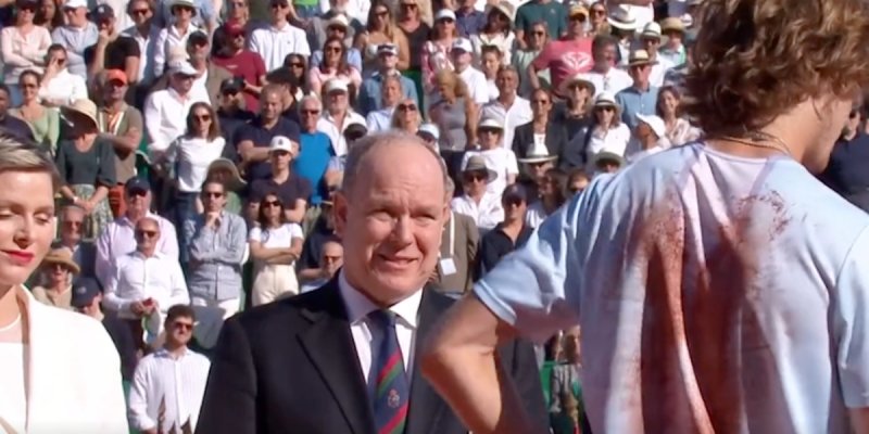 Albert et Charlène de Monaco, malaise aux Masters, gaffe embarrassante d'Andrey Rublev après sa victoire (vidéo)