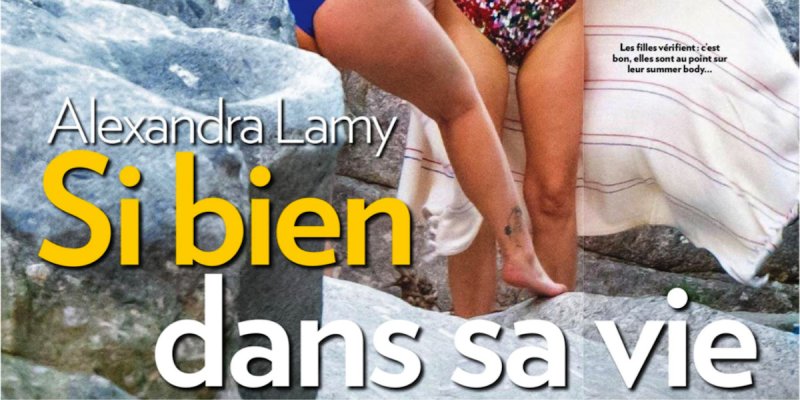 Alexandra Lamy célibataire et sereine, cette confidence qui en dit long