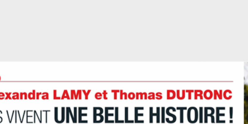 Alexandra Lamy, Thomas Dutronc, bonheur secret, "ils vivent une belle histoire"