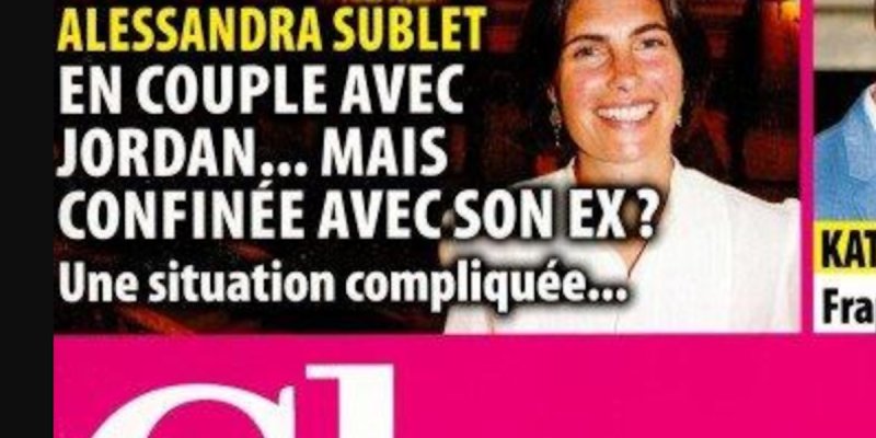Alexandra Sublet en couple Jordan, mais confinée avec son ex, une situation compliquée