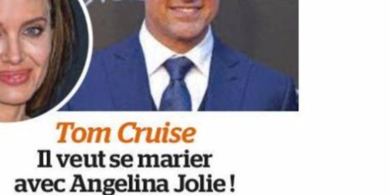 Angelina Jolie tape dans l'oeil de Tom Cruise - Il veut l'épouser (photo)