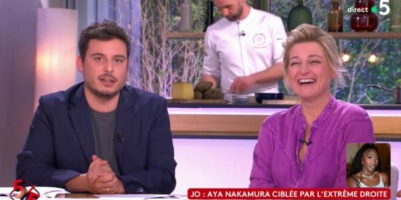 Anne-Elisabeth Lemoine et Lorrain Sénéchal face à des imprévus dans C à vous : « Mais c'est qui ? »