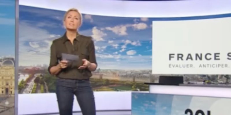 Anne-Sophie Lapix s'excuse pour une erreur diffusée au JT de 20 heures