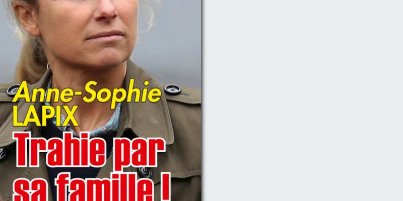 Anne-Sophie Lapix trahie par sa famille - Elle brise le silence