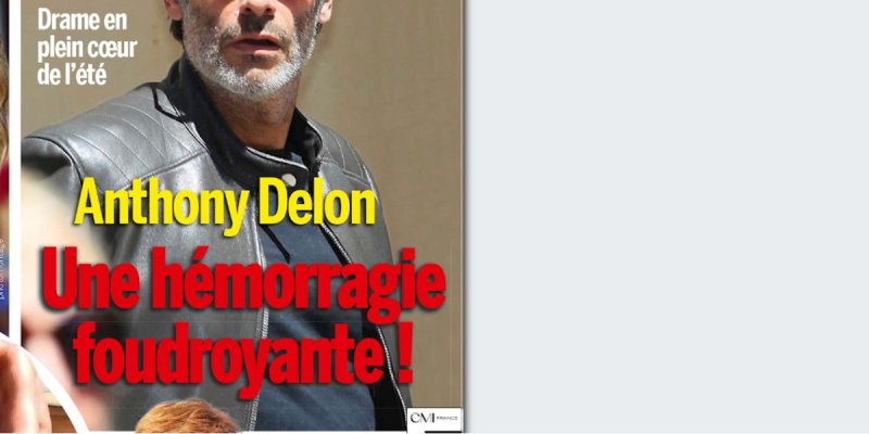 Anthony Delon : Drame en plein cœur de l'été, une hémorragie foudroyante !