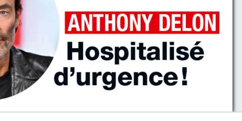 Anthony Delon hospitalisé d'urgence, révélation sur son état