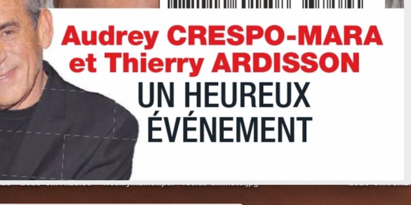 Audrey Crespo-Mara, Thierry Ardisson - Un heureux événement (photo)