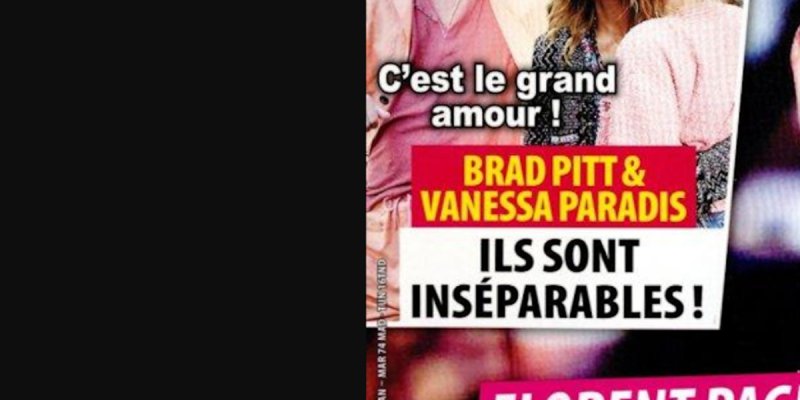 Brad Pitt, et Vanessa Paradis, le grand amour, ils sont inséparables