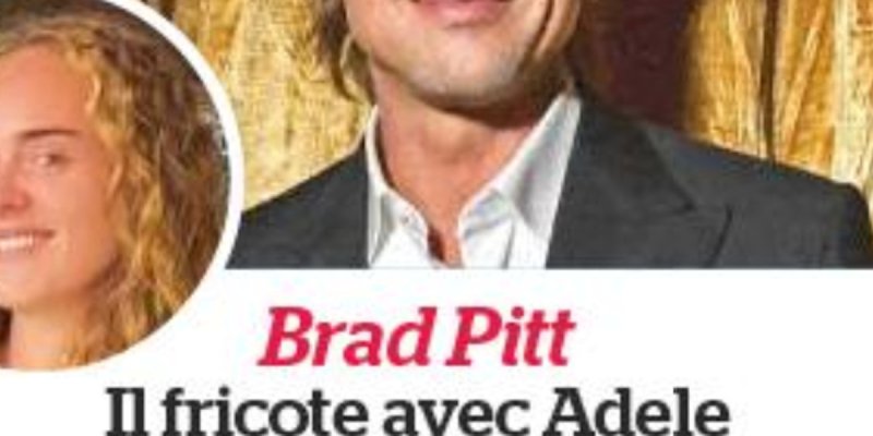 Brad Pitt, oubliée Angelina Jolie - Il fricote avec Adele (photo)