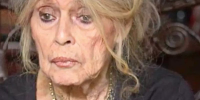 Brigitte Bardot offre un sonotone à Emmanuel Macron